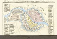 Plano de la Ciudad de Cartagena y arsenal 1860