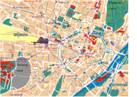 Mapa de Centro de Múnich