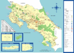 Mapa Detallado de Costa Rica