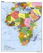 Mapa Politico de África 1995