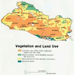 Mapa Vegetación y Uso del Suelo de El Salvador