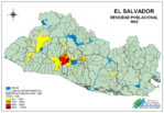 Mapa Departamento de Intibucá, Honduras