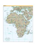 Mapa de Relieve Sombreado de África