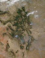 Imagen de satélite de Guatemala