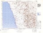Hoja Springbok del Mapa Topográfico de África Meridional 1954