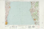 Hoja Milwaukee del Mapa Topográfico de los Estados Unidos 1954