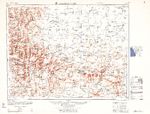 Hoja Loeriesfontein del Mapa Topográfico de África Meridional 1954