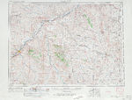 Hoja Miles City del Mapa Topográfico de los Estados Unidos 1965
