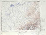 Hoja Mt. Mckinley del Mapa Topográfico de los Estados Unidos 1952