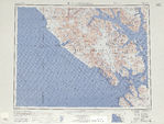 Hoja Mt. Fairweather del Mapa Topográfico de los Estados Unidos 1954