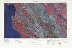 Hoja Monterey de la Imagen Satelital de los Estados Unidos 1985