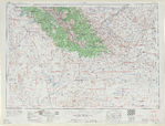 Mapa de la Batalla de Pea Ridge, Arkansas, Estados Unidos, 8 Marzo 1862