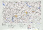 Mapa del Parque Militar Nacional Horseshoe Bend, Alabama, Estados Unidos