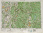 Mapa del Delaware Water Gap, Pensilvania, Estados Unidos 1920