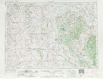 Hoja Needles del Mapa Topográfico de los Estados Unidos 1969