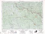 Mapa Blanco y Negro de Kansas, Estados Unidos
