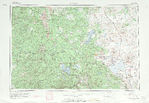Mapa del Parque Ribera de lago Nacional Sleeping Bear Dunes, Michigan, Estados Unidos