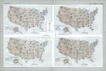 Mapa de la Presión y de los Vientos Estacionales en Estados Unidos