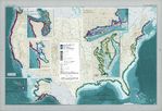 Mapa de los Accidentes Geográficos Costeros de Estados Unidos