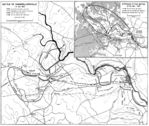 Mapa de la Batalla de Chancellorsville, Guerra Civil Estadounidense,  1-6 Mayo 1863