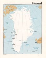 Mapa Politico de Groenlandia