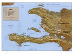 Mapa Relieve Sombreado de Haití