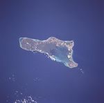 Imagen, Foto Satelite de la Isla Gran Caiman, Islas Caiman