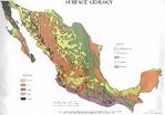 Mapa de Geología de Superficie, México