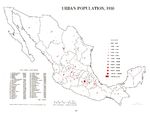 Mapa de Población Urbana de México 1930