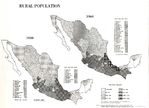 Mapa de la Población Rural, México 1930, 1960