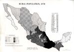 Mapa de Población Rural, México 1970