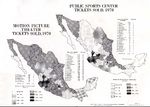 Mapa de Billetes Vendidos de Cine y Centro Deportivo Público, México 1970