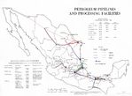 Oleoductos y las Instalaciones de Procesamiento Petroleras, México 1975