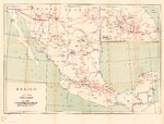 Mapa de Ferrocarriles de México 1919