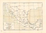 Mapa Telégrafos de México 1919