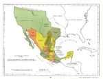Mapa del Virreinato de la Nueva España, Ahora México 1786 - 1821