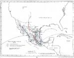 Mapa de la Guerra de Intervención Francesa, México 1862 - 1867