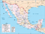 Mapa de Mexico por Estados