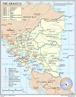 Mapa Politico de Nicaragua