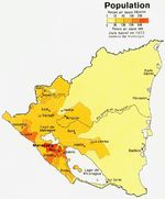 Mapa de Población de Nicaragua