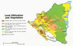 Mapa Vegetación y Utilización de la Tierra de Nicaragua