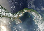 Imagen, Foto Satelite de Panamá