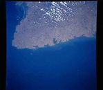 Imagen, Foto Satelite de la Peninsula de Azuero, Panamá