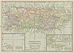 Mapa de Porto (Puerto) Rico, 1920