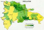 Mapa de Población de República Dominicana