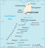 Mapa Político Pequeña Escala de la Isla de San Martín
