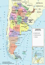 Mapa de la Provincias Argentina