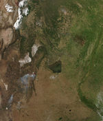 Incendios en el norte de Argentina