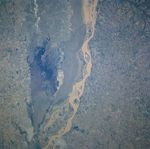 Imagen, Foto Satelite de Rio Parana, Argentina