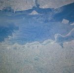 Imagen, Foto Satelite de Rio Paraná, Argentina